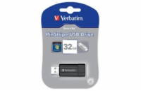 VERBATIM Flash disk Store  n  Go PinStripe/ 32GB/ USB 2.0/ černá