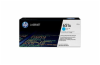 HP 651A Cyan LJ Toner Cart, CE341A (16,000 pages)