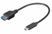 PREMIUMCORD Adaptér USB 3.1 C/male - USB 3.0 A/female, OTG, 0,2m