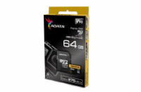 ADATA microSDXC 64 GB UHS-II U3 AUSDX64GUII3CL10-CA1 ADATA MicroSDXC Premier ONE 64GB UHS-II U3 Class 10 + SD adaptér