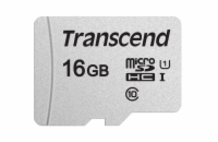 Transcend 16GB microSDHC 300S UHS-I U1 (Class 10) paměťová karta (bez adaptéru), 95MB/s R, 45MB/s W 