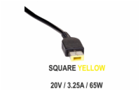 AKY AK-ND-41 Car notebook power supply AK-ND-41 20V/3.25A 65W Square yellow Lenovo