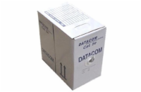 Datacom 1370 FTP, cat. 5e, 100m, šedý DATACOM FTP Cat5e PVC kabel 100m (lanko) šedý