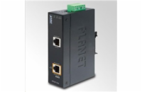 Planet IPOE-162 PoE injektor IEEE802.3at, 30W, Gigabit, DIN, IP30, -40~75°C, 12-48VDC