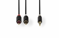 Kabel Jack 3,5mm stereo/2x Cinch 3m NEDIS CABW22200AT30