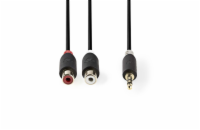 Kabel Jack 3,5mm stereo/2x Cinch 0,2m NEDIS CABW22250AT02