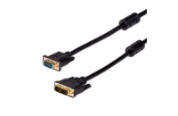 Akyga kabel DVI audio-video 1.8m/PVC/24+5/VGA