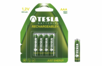 Tesla AAA RECHARGEABLE+ nabíjecí Ni-MH 800mAh, 4 ks 