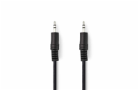 Nedis CAGB22000BK20 - Stereofonní Audio Kabel | 3,5mm Zástrčka - 3,5mm Zástrčka | 2 m | Černá barva