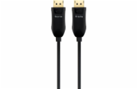 PremiumCord kport6-10 PREMIUMCORD Optický DisplayPort 1.4 přípojný kabel M/M, zlacené konekt. 10m