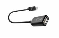 USB-C OTG adaptér FIXED pro mobilní telefony a tablety, USB 2.0, černý