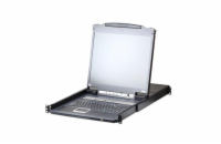 ATEN CL5716IN 16-Port PS/2-USB VGA 19" LCD KVM over IP Switch with Daisy-Chain Port and USB Peripheral Support