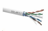 Instalační kabel Solarix FTP, Cat6, drát, PVC, cívka 500m SXKD-6-FTP-PVC