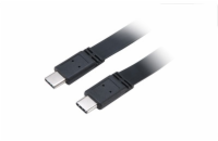 AKASA - USB 3.1 typ C na typ C kabel - 1 m slim