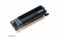 Akasa AK-PCCM2P-05 AKASA adaptér M.2 SSD to PCIe adapter card with heatsink cooler