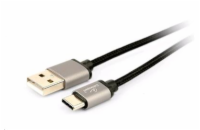 GEMBIRD CABLEXPERT Kabel USB 3.0 AM na Type-C kabel (AM/CM), 1,8m, opletený, černý, blister
