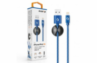 ALIGATOR PREMIUM Datový kabel 2A, Lightning modrý