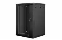 LANBERG 19 18U 600X600mm WF01-6618-10B LANBERG RACK CABINET 19” WALL-MOUNT 18U/600X600 (FLAT PACK) BLACK V2