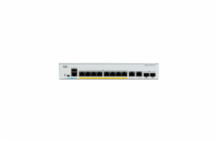 Cisco C1000-8T-E-2G-L Catalyst C1000-8T-E-2G-L, 8x 10/100/1000 Ethernet ports, 2x 1G SFP and RJ-45, with external PS