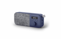 Energy Sistem Fabric Box Radio Navy, trendy přenosné rádio s PLL tunerem