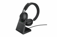 Jabra Evolve2 65/Stereo/USB/BT/Bezdrát/Stand/Černá