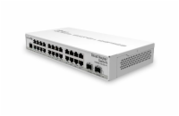 MikroTik CRS326-24G-2S+IN MikroTik Cloud Router Switch CRS326-24G-2S+IN 800MHz CPU, 512MB, 24x GLAN, 2x SFP+ cage, ROS L5, PSU