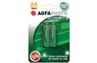 AgfaPhoto přednabité baterie AA, 1.2V 2100mAh, 2ks 