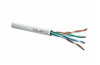 Instalační kabel Solarix UTP, Cat5E, licna, PVC, box 305m SXKL-5E-UTP-PVC-GY