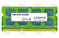 2-Power SODIMM DDR3 4GB 1066MHz CL7 MEM5003A 2-Power 4GB PC3-8500S 1066MHz DDR3 CL7 SoDIMM 2Rx8 (DOŽIVOTNÍ ZÁRUKA)