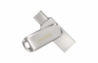 SanDisk Ultra Dual Drive Luxe USB-C 64GB / USB 3.0 Typ-C /  USB 3.0 Typ-A / stříbrný