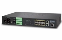 Planet MGSD-10080F Planet MGSD-10080F Metro switch 8x SFP(DDM), 2x 1Gb RJ45,AC+DC, DI/O, SNMPv3, fanless