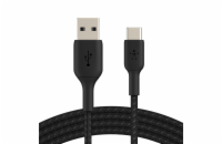 Belkin USB-C kabel, 2m, černý - odolný