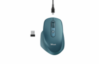 TRUST bezdrátová Myš Ozaa Rechargeable Wireless Mouse - blue