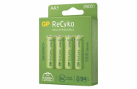 Nabíjecí baterie GP ReCyko 2700 AA (HR6) - 4Ks