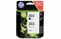 HP 3YM92AE - originální HP 303 Combo Pack Black + Tricolor