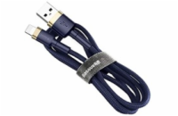 Baseus Cafule nabíjecí/datový kabel USB na Lightning 2,4A 1m, zlatá-modrá