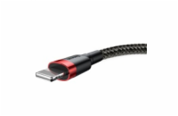 Baseus Cafule nabíjecí/datový kabel USB na Lightning 2,4A 1m, červená-černá