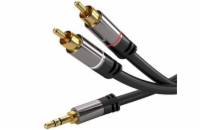PremiumCord kjqcin3 PREMIUMCORD kabel, Jack 3.5mm-2xCINCH M/M 3m