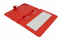 AIREN AiTab Leather Case 4 with USB Keyboard 10" RED (CZ/SK/DE/UK/US.. layout)