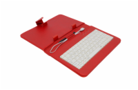 AIREN AiTab Leather Case 1 with USB Keyboard 7" RED (CZ/SK/DE/UK/US.. layout)