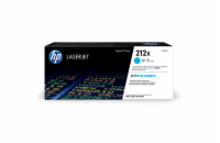 HP 212X High Yield Cyan Original LaserJet Toner Cartridge (10,000 pages)