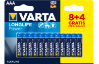 Varta LongLife Power AAA 12ks 402184 Varta LR03/8+4 Longlife POWER (HIGH ENERGY), alkalická baterie, typ AAA, 12 ks