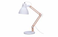 Solight stolní lampa Falun, E27, bílá - WO57-W