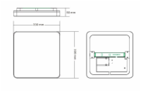 Svítidlo LED stropní ELPO 18W 1400lm 3CCT-3000K/4000K/6000K ELW-057