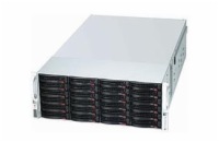 SUPERMICRO 4U JBOD Storage, 44x 3,5" HS HDD (24 front + 20 rear) Expander SAS3 (12Gb/s) 2x1200W (Tit.)