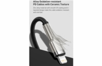 Baseus Cafule Series nabíjecí/datový kabel USB-C na Lightning PD 20W 1m, černá