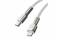 Baseus CATLJK-A02 Baseus Cafule Series nabíjecí / datový kabel USB-C na Lightning PD 20W 1m, bílá