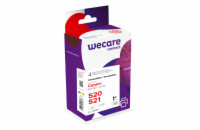 WECARE ARMOR ink sada kompatibilní s CANON PGi-520/CLi-521CMY, CMYK