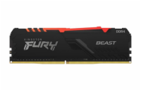 Kingston FURY Beast/DDR4/16GB/2666MHz/CL16/1x16GB/RGB/Black