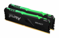 Kingston KF436C17BBAK2/16 KINGSTON 16GB 3600MHz DDR4 CL17 DIMM (Kit of 2) FURY Beast RGB